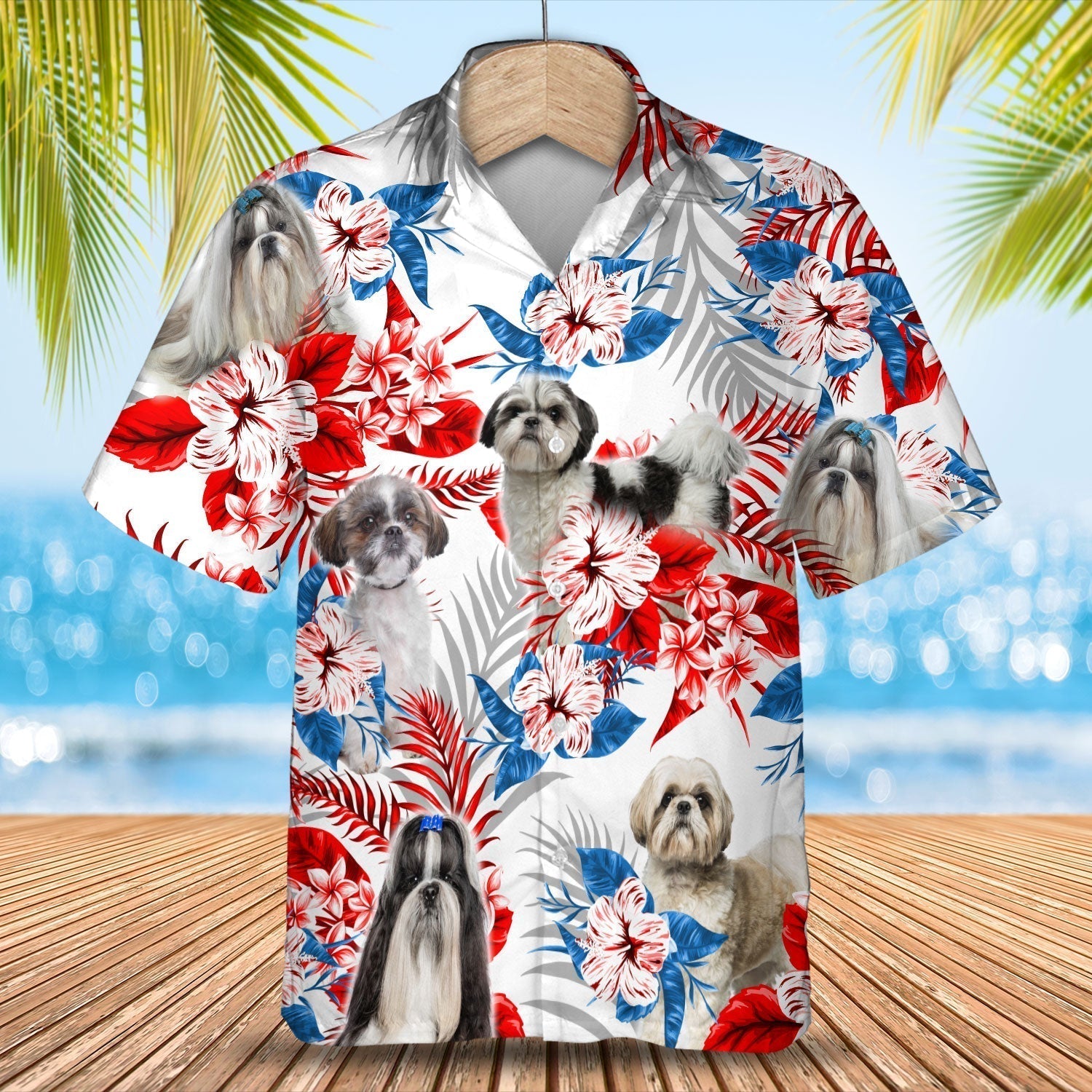 Shih Tzu Hawaiian Shirt - Gift for Summer, Summer aloha shirt, Hawaiian shirt for Men and women