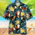 Hereford Cattle Lovers Blue And Yellow Plants Hawaiian Shirt