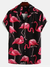 Mens Summer Flamingo Hawaiian Shirt, Summer gift for Men and women