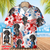 Pet Custom Photo American Flag Hawaiian Shirt, Dog Summer aloha shirt, Men Hawaiian shirt, Women Hawaiian shirt